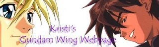 Kristi's Gundam Wing Webpage