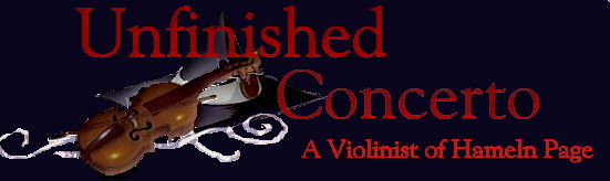 Unfinished Concerto: A Violinist of Hameln Page