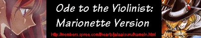 Ode to the Violinist: Marionette Version